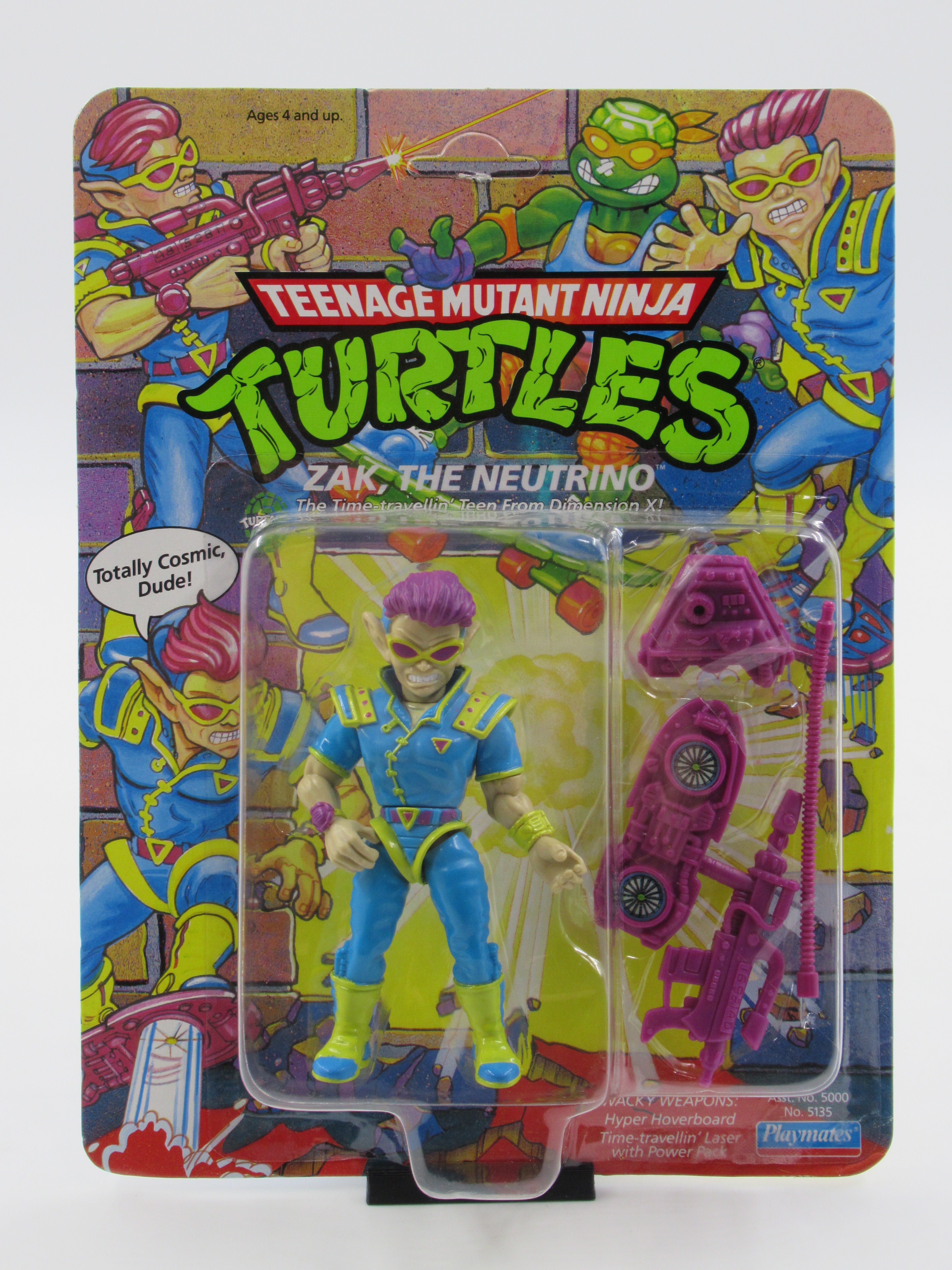Teenage Mutant Ninja Turtles Zak, the Neutrino 4.5" Figure TMNTs - Playmates (1991)